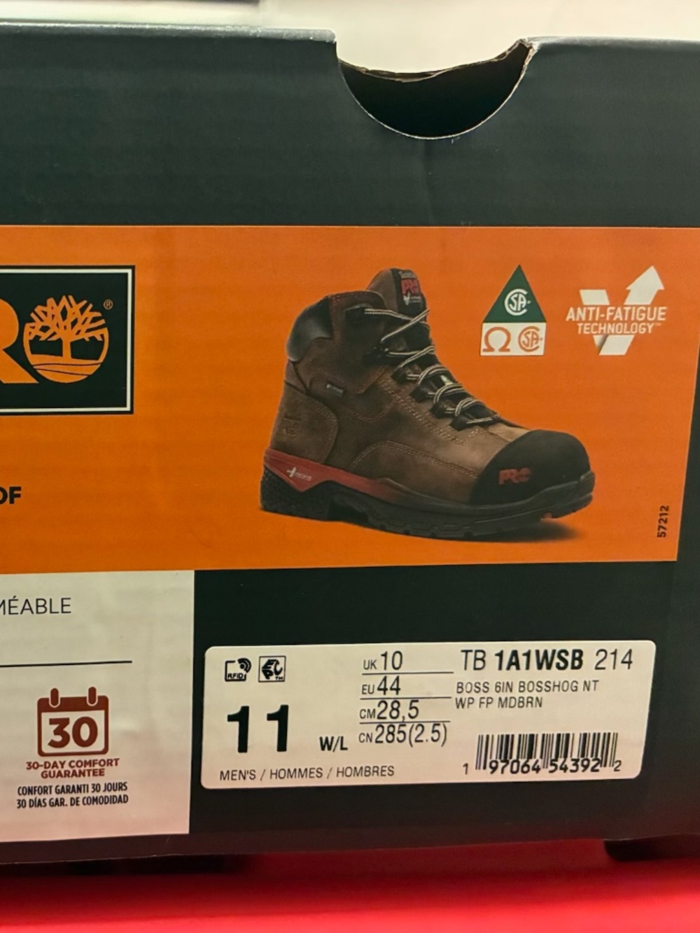 Timberland Pro - Steel Toe Boots (size 11- Men)